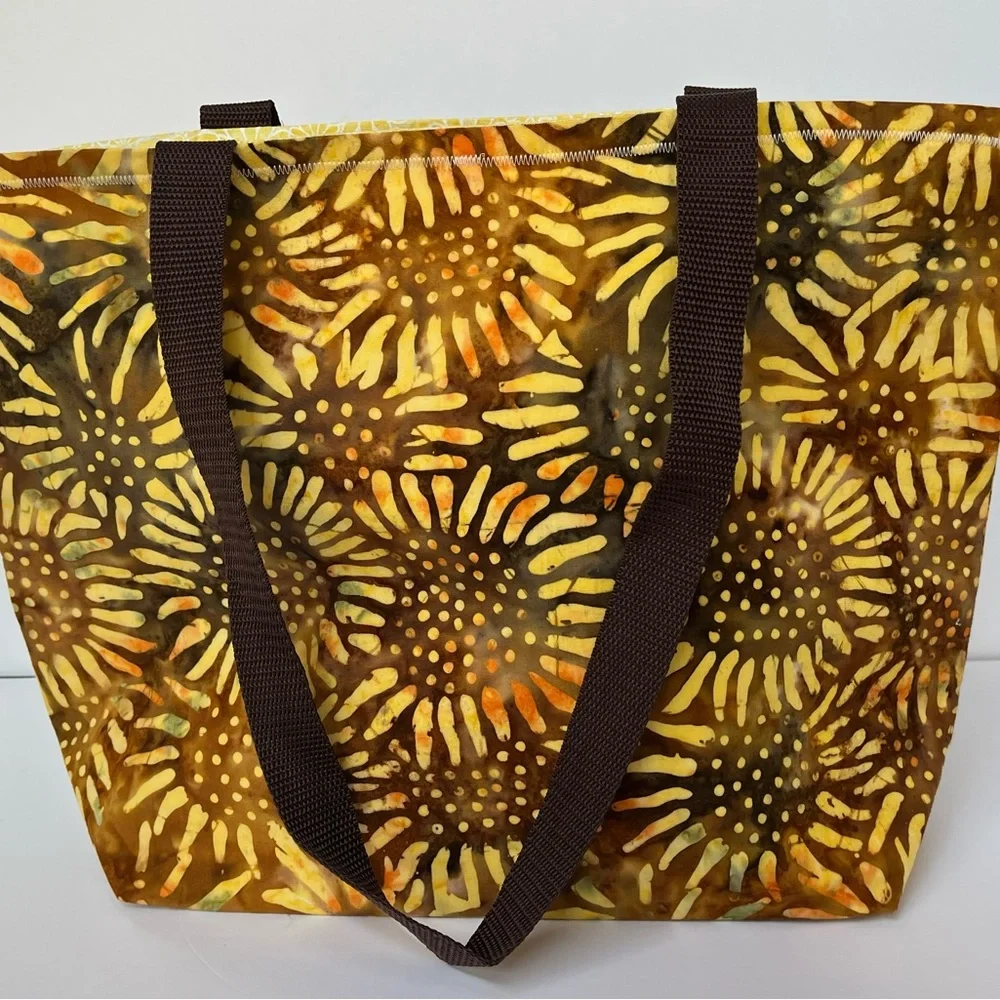 Handmade Sunflower Patterned Tote Bag - Picture 4 of 6